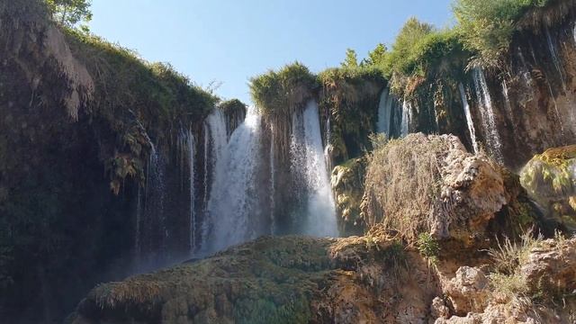 Yerköprü waterfall, one of the most beautiful places to visit, Türkiye Konya is a great place ,4K смотреть онлайн