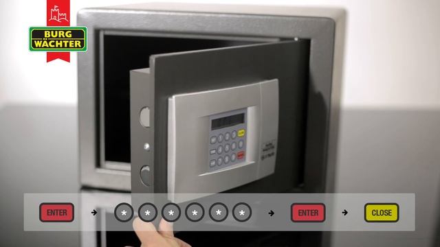 Changing the user code - Burg-Wachter PointSafe Version E Lock смотреть онлайн