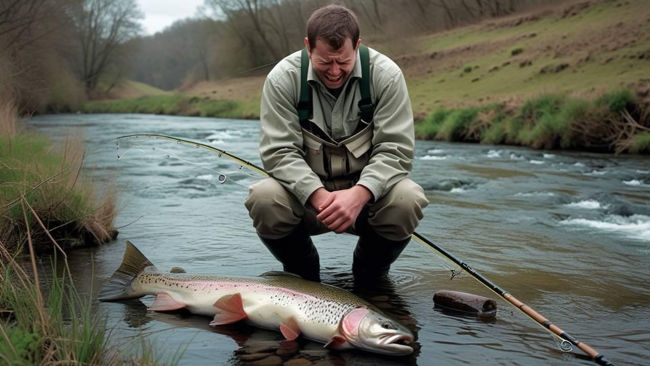 Чуть не СЛОМАЛ удочку! Весенняя рыбалка смотреть онлайн