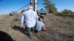 погрузчик тюков сена самодельный