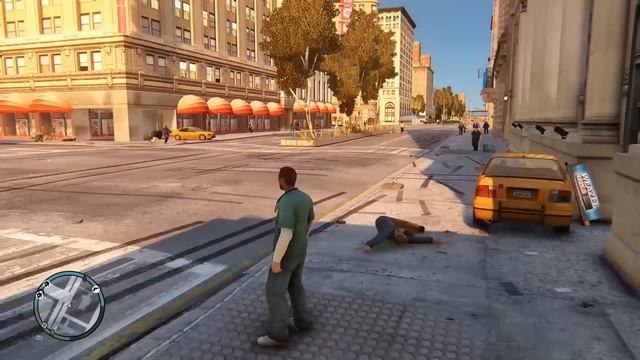 In traffic at a speed of 9999999, can the taxi take you to the navigation point? - GTA4 смотреть онлайн