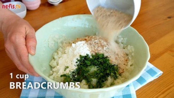 There's nothing easier! CAULIFLOWER PATTIES