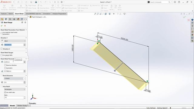 SOLIDWORKS Sheet Metal - Getting Started смотреть онлайн