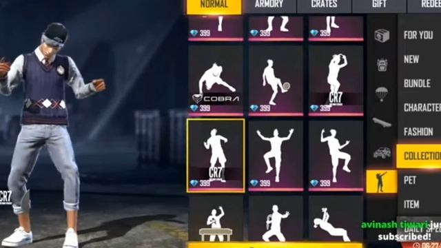 OPEN THE MOTOR BIKE IN COBRA AND LOL EMOTE IN FREE FIRE💯💯✨✨