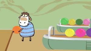 Мультик Овечки Холли и Долли: Холли и Долли играют в б