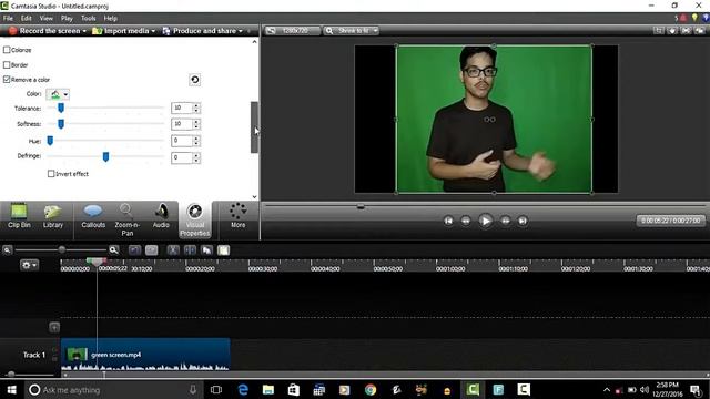 Green Screen / Chroma Key | How to remove background color?| Edit Videos using Green Screen смотреть онлайн