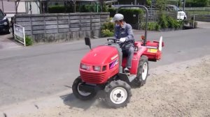 Японский мини трактор YANMAR Ke 1