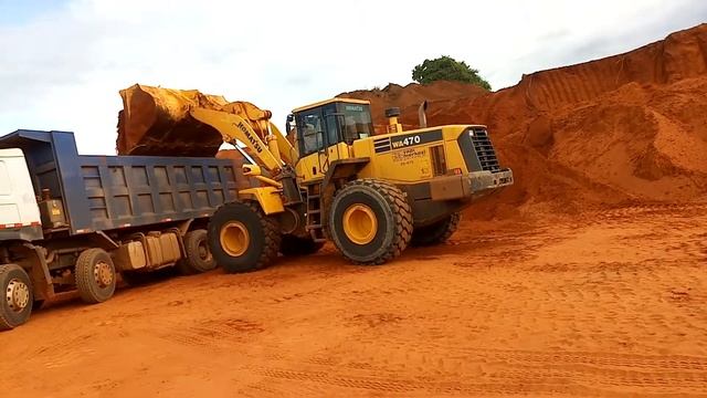 KOMATSU WA 470 WHEEL LOADER смотреть онлайн