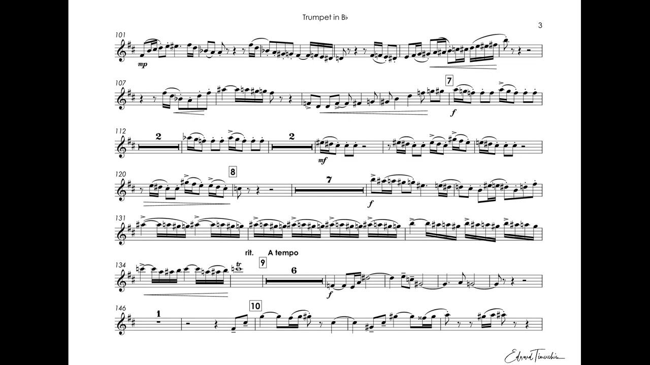 Leontchik, Svetlana - Trumpet Concerto - Anatoli Maximenko trumpet Bb смотреть онлайн