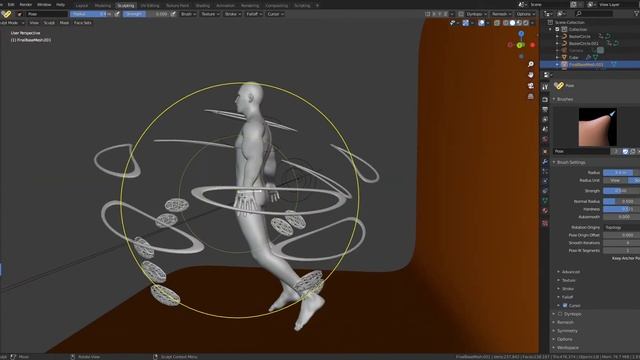 Pose without rigging - BLENDER tutorial смотреть онлайн