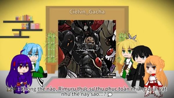 Sword art online react to rimuru