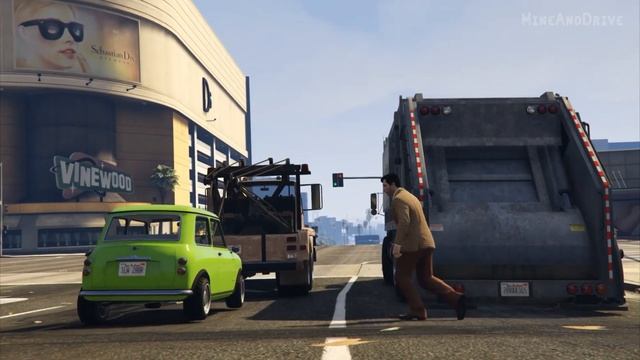 GTA V| MR BEAN Car Chase Sketch| Towtruck Trouble смотреть онлайн