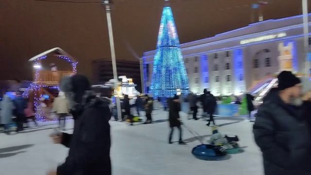 2.01.2023 Прогулка на площадь Ленина в день рождения Леонида Костина смотреть онлайн