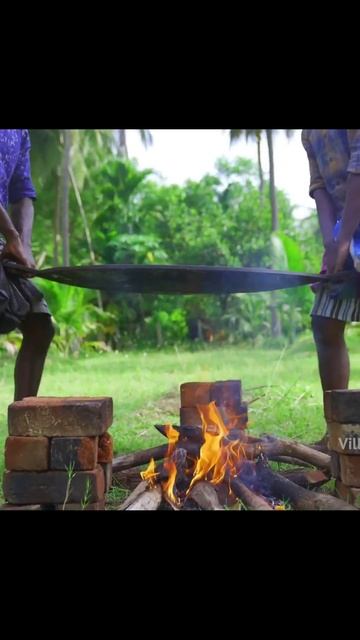 Giant Fish Village Cooking|#shorts #villagecooking ##food #streetfood