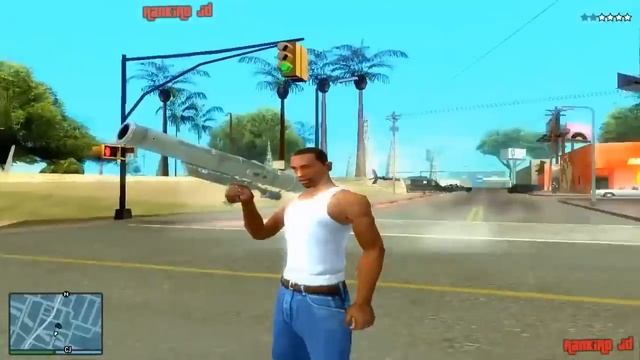 ASI ES EL GTA SAN ANDREAS CON MODS DE GTA 5 PARA PC ES DE LO MEJOR