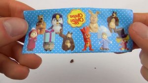 Masha and the Bear chupa chups choco Ball Kinder Surprise Egg