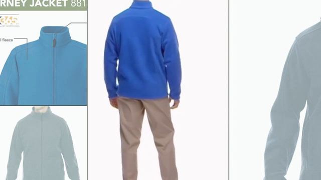 Ash City - Core 365 88190T Men's Tall Journey Fleece Jacket смотреть онлайн