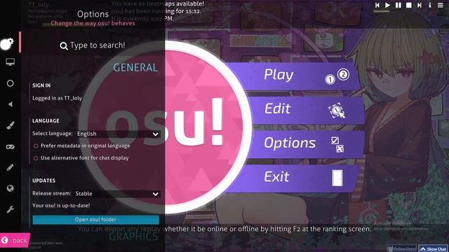 How To Enable Interface In Osu! Tutorial смотреть онлайн