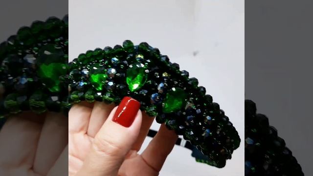 Кокошник "Лесная сказка" 💚 Больше кокошников на нашем сайте WWW.RUSSKAYAKORONA.RU смотреть онлайн
