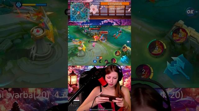Лучшая кагура в МОБЛЕ! (ну почти  ʕ •ᴥ•ʔ ) #shorts #mlbb #mobilelegends #leagueoflegends