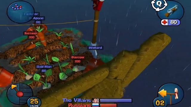 Worms 3D PC Gameplay смотреть онлайн