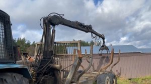 2005 Машина МПТ 461.1 в составе (Трактор «Беларус» Л82.2 и полуприцеп лесовозный ПЛ 9