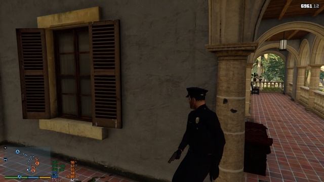 GTA V - Police raid on Cayo Perico mansion (SimpleGangWar Mod PC gameplay) смотреть онлайн