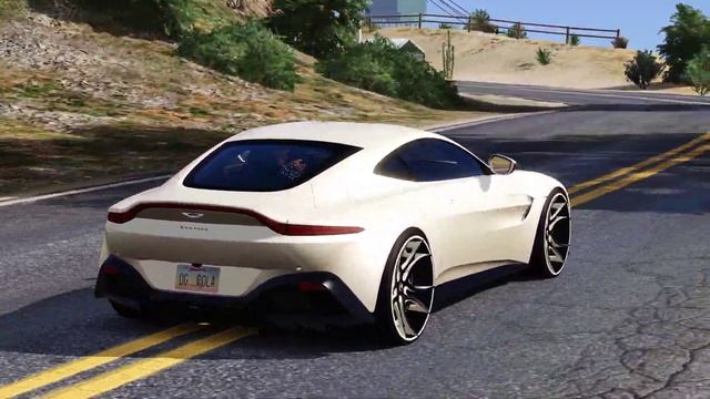 2019 Aston Martin Vantage on Frogiato Wheels - GTA 5 MODS смотреть онлайн