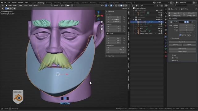 Sculpting in Blender 3.6 || 67 - Old man and the pipe смотреть онлайн