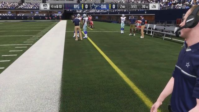 Madden 19 Dallas Cowboys vs New York Giants - Broadcast Camera Gameplay (Xbox One) смотреть онлайн