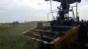 Самодельный комбайн на базе Т 40