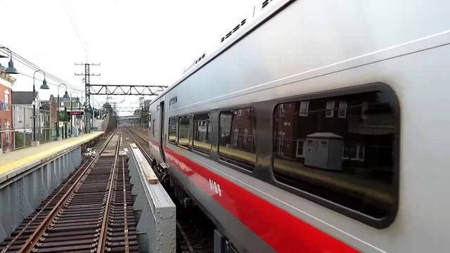 Metro North Railroad: M8 & Acela Express Trains @Portchester Station смотреть онлайн
