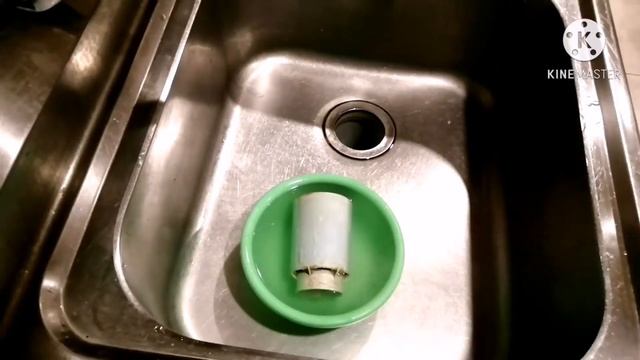 How To Clean Kitchen Sink/Strainer Basket With Hot Water