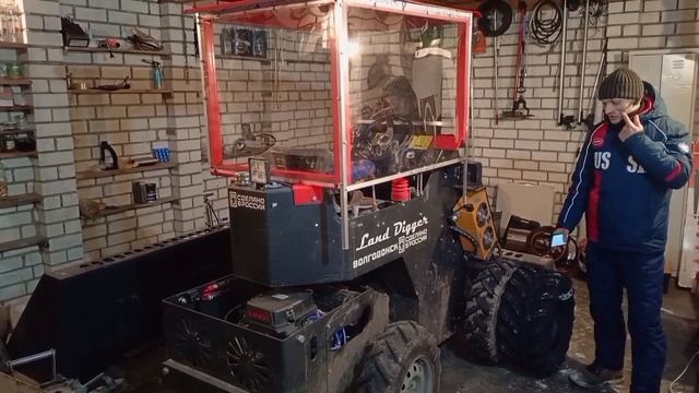 Отзыв минипогрузчика Land Digger (Волгодонец). Первые впечатления. смотреть онлайн