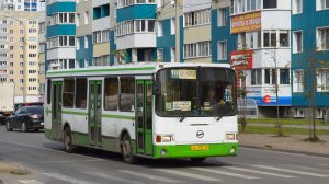 Автобус ЛиАЗ-5256.45 (АО 910 22). Покатушки по Барнаулу.