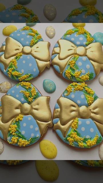 Пасхальные Идеи🔥 роспись ПРЯНИКОВ 🌸 #росписьпряников #пряники #пасхальныеяйца