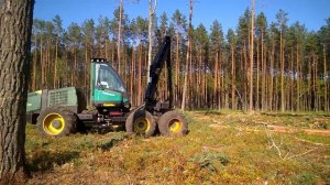 Как работает Харвестер Timberjack