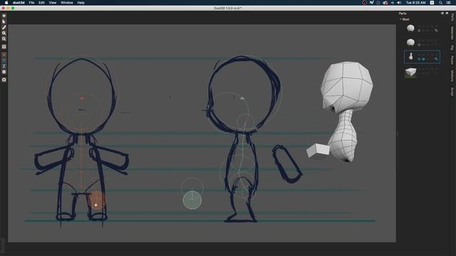 dust3d part2 - basic modeling (tagalog) смотреть онлайн