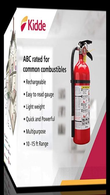 Kidde 21005779 Pro 210 Fire Extinguisher, ABC, 160CI, 4 lbs, 1 Pack | Daily Deal Shop смотреть онлайн