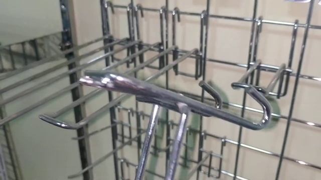 Крючки для решёток двойные хромированные смотреть онлайн