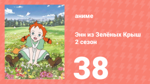 Здравствуй, Энн! Что было до Зелёных Крыш 38 серия (аниме-сериал, 2009)