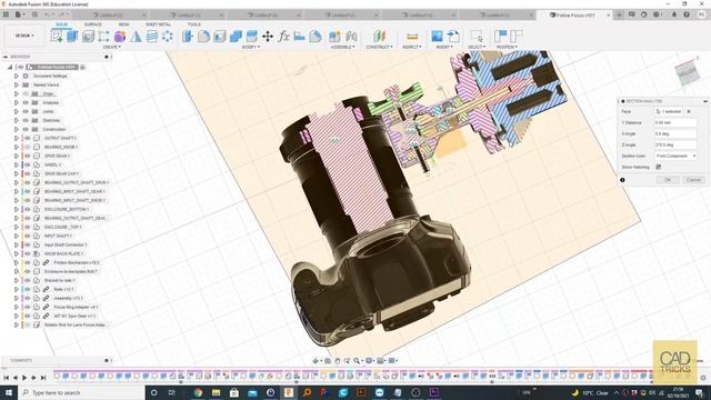7 - Section Analysis - Fusion 360 for Begginers смотреть онлайн
