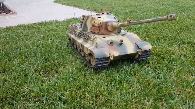 Tamiya king tiger RC tank 1/16 scale test drives смотреть онлайн