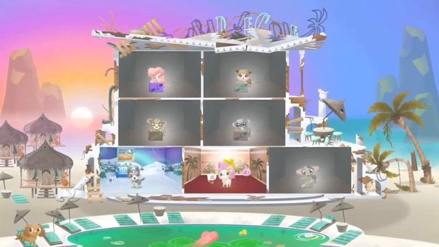 Мисс Голливуд Miss Hollywood:  # 2 Отпуск Мультик про собачек и кошечек для детей