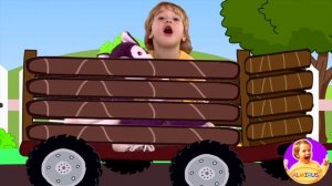 Трактор едет к нам. Трактор синего цвета - по полям, по полям (песенка для детей)