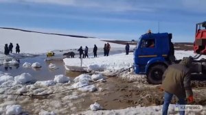 зимник бездорожье день на ямале на камазе в путь