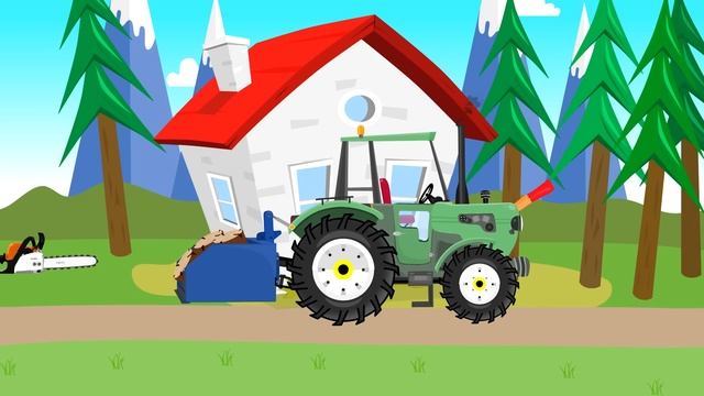 Hardworking Farmer And Straw For Cows | Farm Works | #Tractor For Kids | Rolnik I Traktor