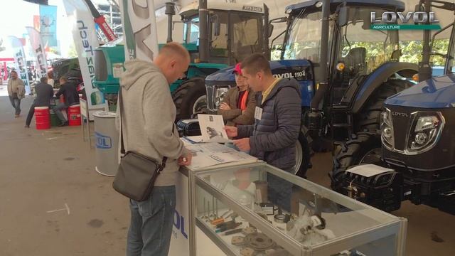 Техника Lovol на выставке Moldagrotech(autumn) 2019
