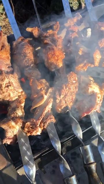 Шашлык из бараньих рёбрышек