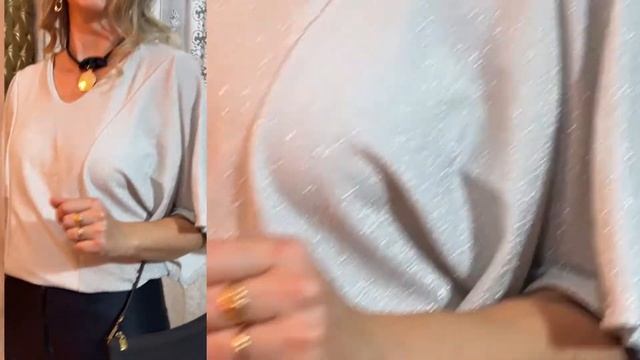 BLUSA LUREX MANGA KIMONO - BRANCA смотреть онлайн